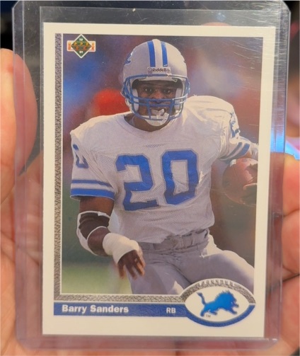 1991 Upper Deck #444 Barry Sanders — front
