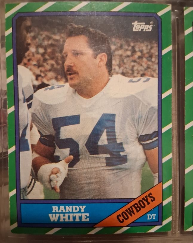 1986 Topps #133 Randy White Dallas Cowboys — front