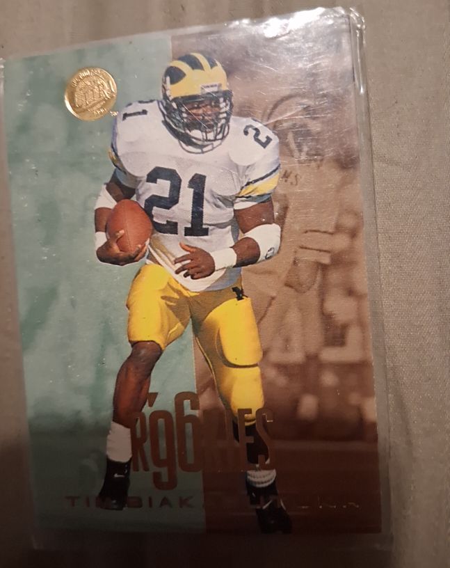 1996 Fleer Ultra #164 Tim Biakabutuka — front