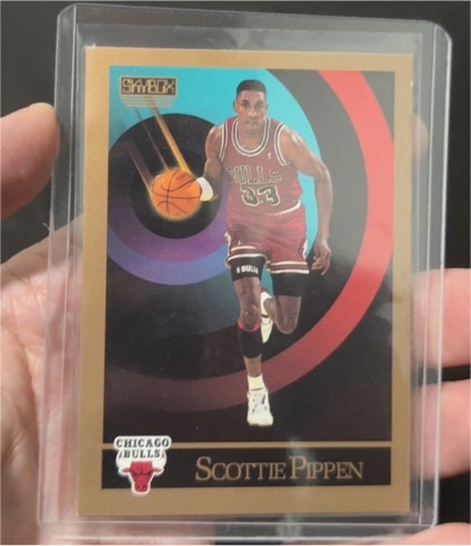 1990-91 Skybox #46 Scottie Pippen Chicago Bulls — front