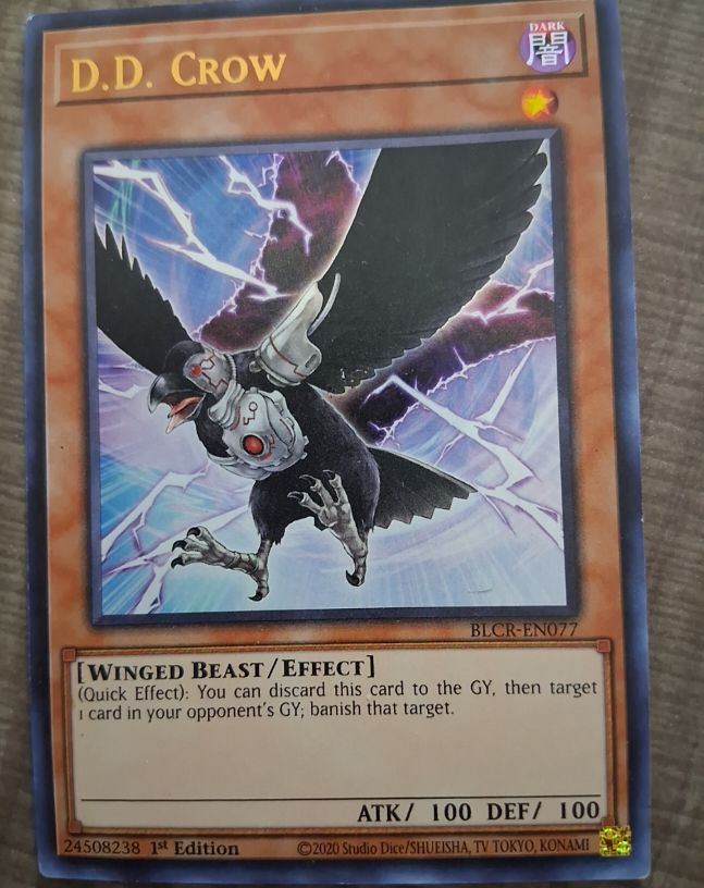 2020 Yu-Gi-Oh! BLCR-EN077 D.D. Crow — front