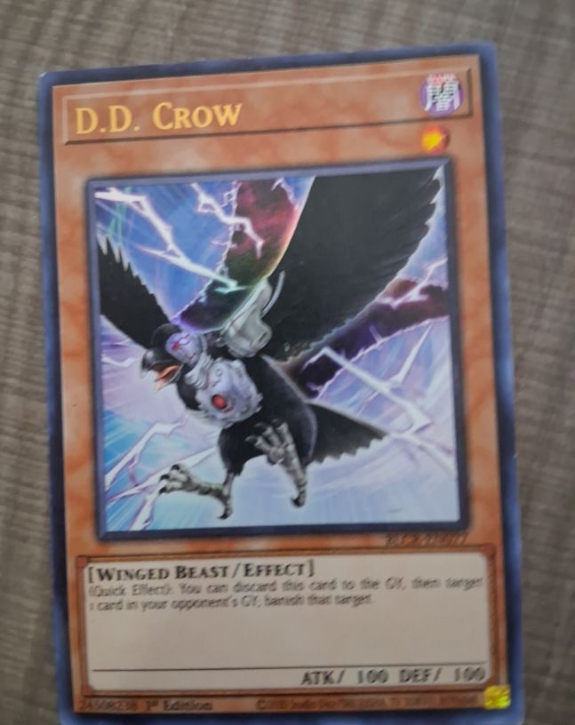 Yu-Gi-Oh! D.D. Crow SDY-002 — front