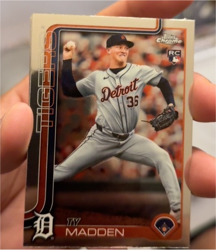 2025 Topps Chrome #285 Ty Madden — front