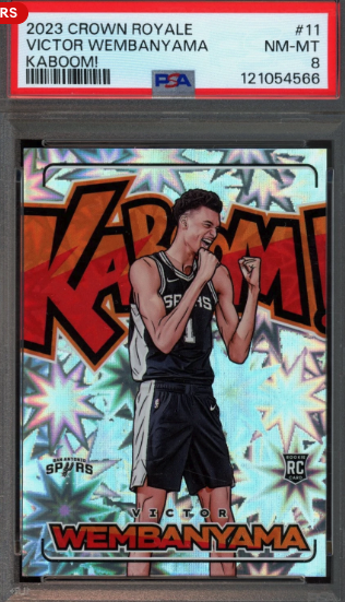 2023 Crown Royale #11 Victor Wembanyama Kaboom! — front