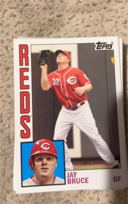 1984 Topps #32 Jay Bruce — front