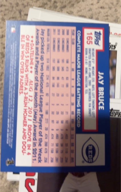 2003 Topps #165 Jay Bruce — front