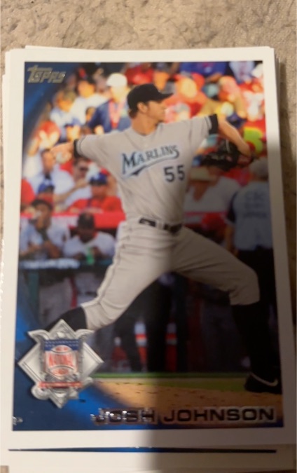 2010 Topps Update #US-160 Josh Johnson — front