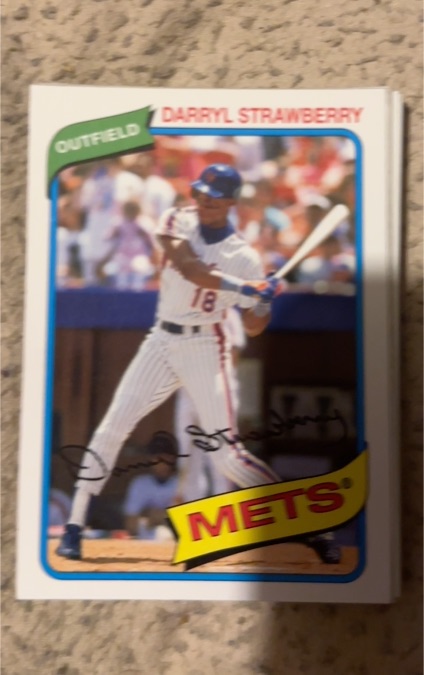 1980 Topps #25 Darryl Strawberry — front