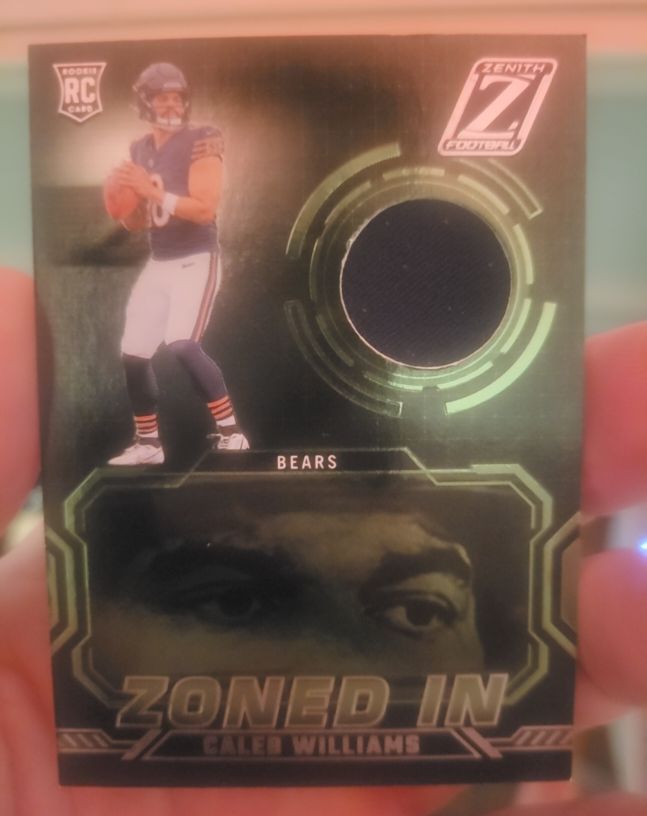 2024 Panini Zenith #ZI-CWS Caleb Williams Zoned In — front