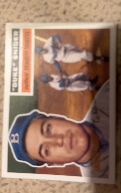1956 Topps #297 Duke Snider — front