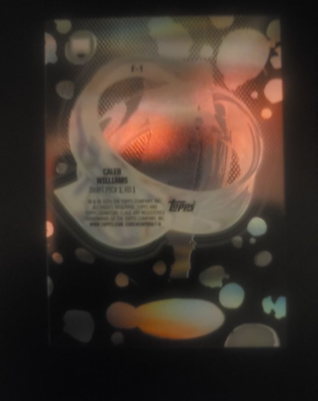 2024 Topps Signature Class #F-1 Caleb Williams — front