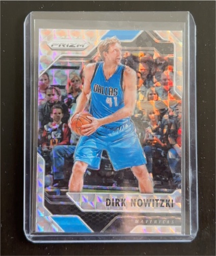 2016-17 Panini Prizm Mosaic #24 Dirk Nowitzki — front