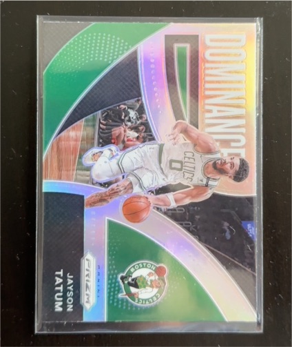 2021-22 Panini Prizm #5 Jayson Tatum Dominance — front