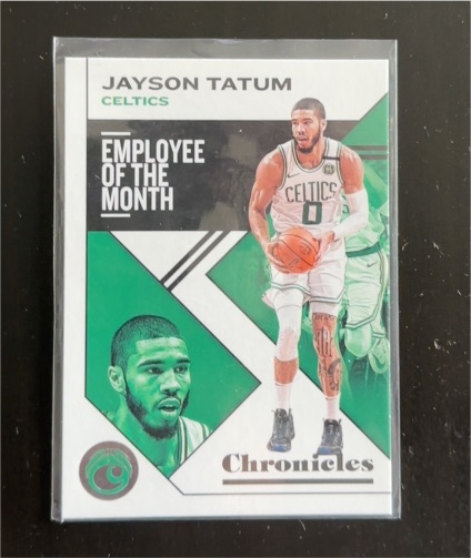 2019-20 Panini Chronicles #4 Jayson Tatum — front