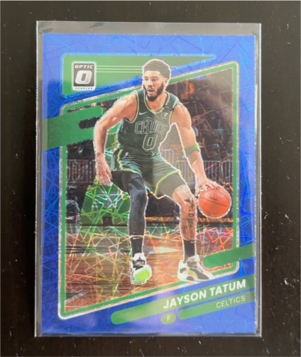 2021-22 Panini Donruss Optic #25 Jayson Tatum — front