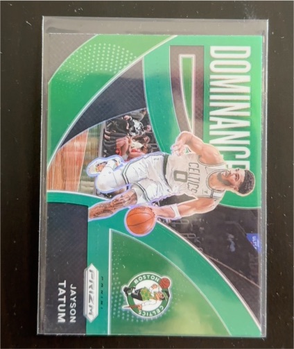 2021-22 Panini Prizm #5 Jayson Tatum Dominance — front