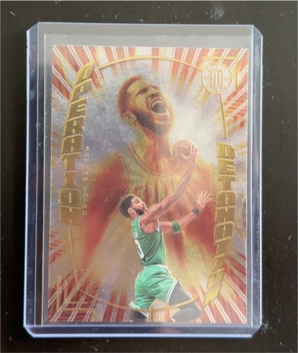 2021-22 Panini Illusions #1 Jayson Tatum Operation Detonation — front