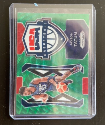 2021-22 Panini Prizm #1 Jayson Tatum USA Basketball — front