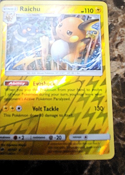 2017 Pokémon SL03: Burning Shadows #41 Raichu — front