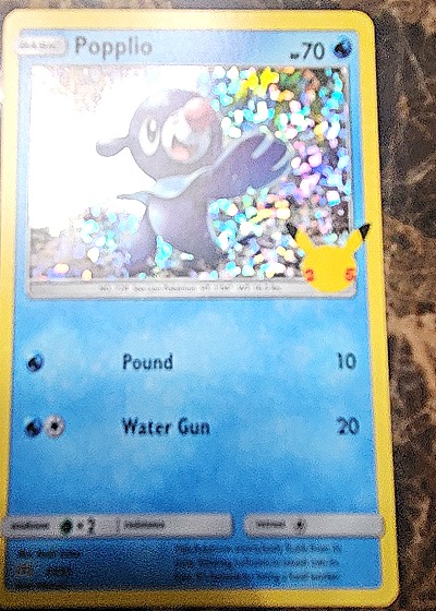2017 Pokémon Sun & Moon #39 Popplio — front