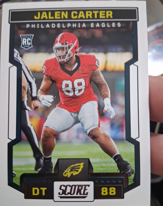 2023 Panini Score #369 Jalen Carter — front