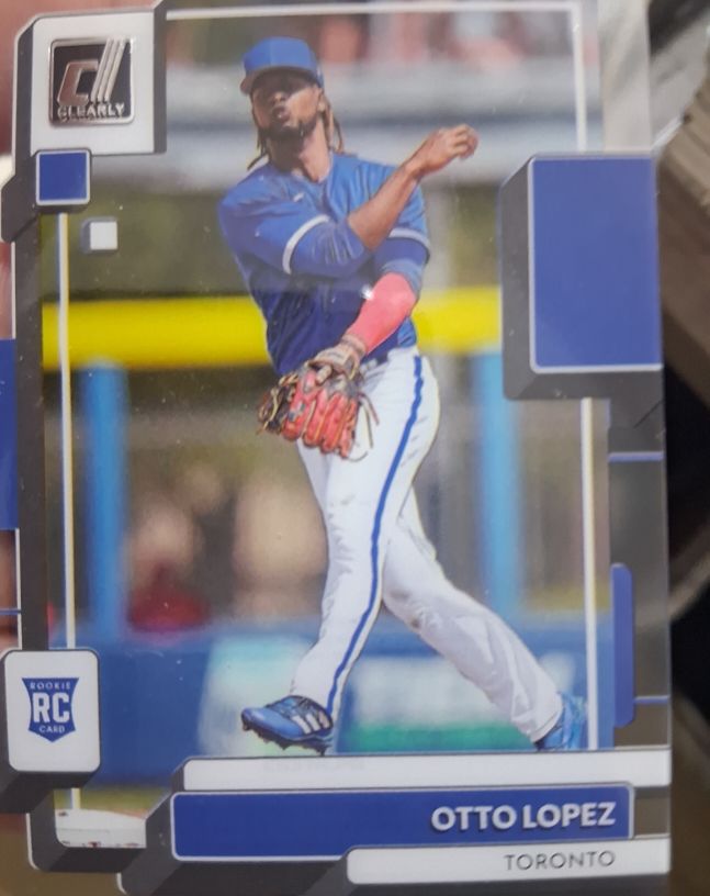 2022 Panini Chronicles Clearly Donruss #14 Otto Lopez — front