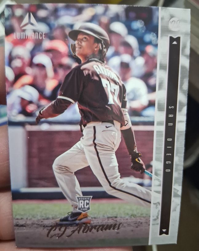 2022 Panini Chronicles Luminance #20 CJ Abrams — front