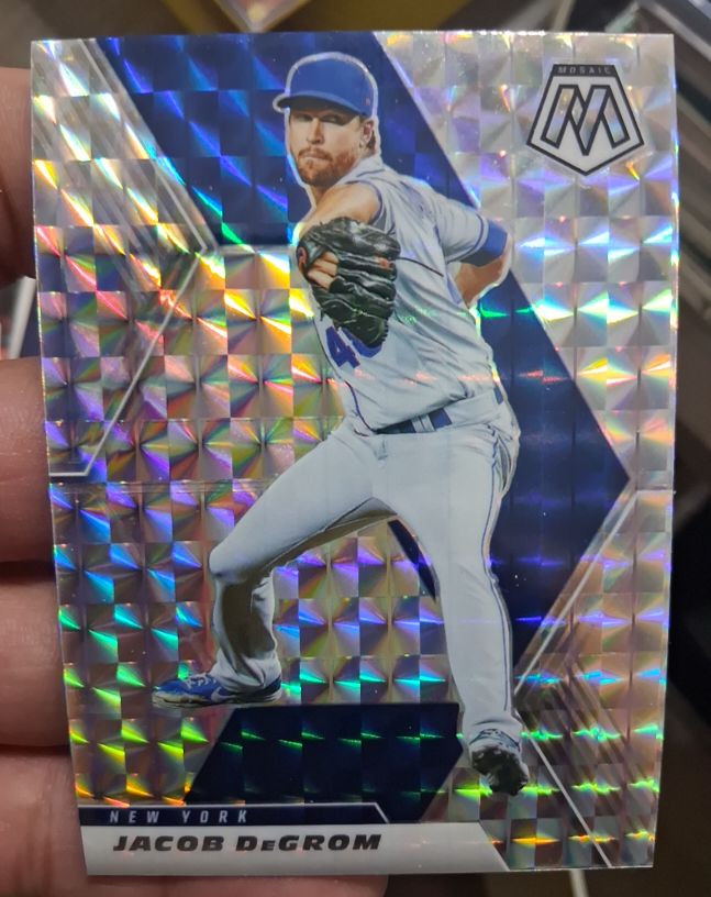 2021 Panini Mosaic #97 Jacob deGrom — front