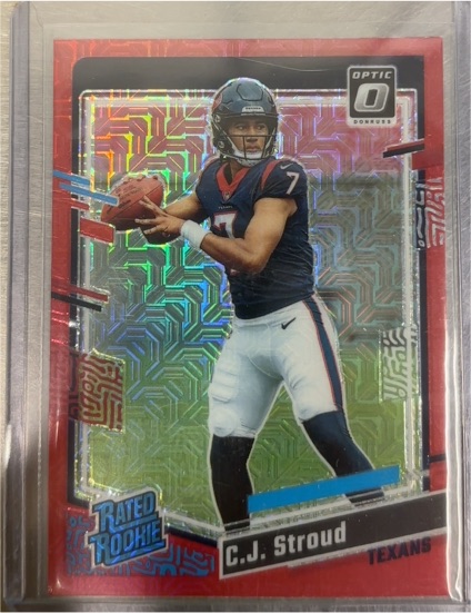 2023 Donruss Optic #244 C.J. Stroud Rated Rookie — front