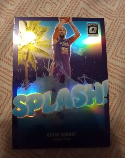 2024-25 Donruss Optic #10 Kevin Durant Splash! Purple Prizm Phoenix Suns — front