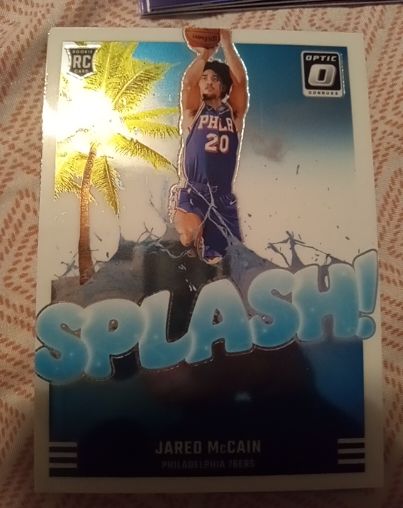 2024-25 Panini Donruss Optic #3 Jared McCain Splash! Rookie — front