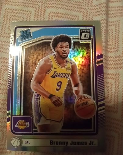 2024-25 Panini Donruss Optic #282 Bronny James Jr. — front