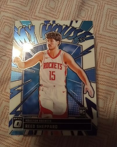 2024-25 Panini Donruss Optic #18 Reed Sheppard My House Rookie — front