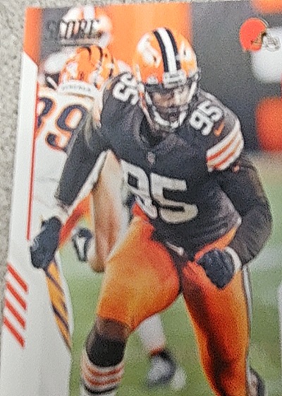 2021 Score #108 Myles Garrett Cleveland Browns — front