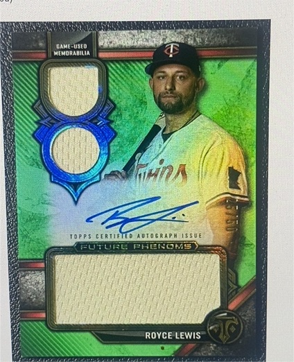 2024 Topps Triple Threads Future Phenoms #Royce Lewis — front