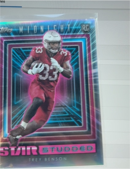 2024 Topps Midnight Star Studded #24 Trey Benson — front