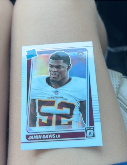 2021 Panini Donruss Optic #247 Jamin Davis — front