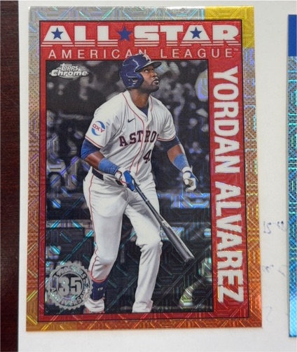 2025 Topps 1990 Topps All-Star #90ASC-37 Yordan Alvarez — front