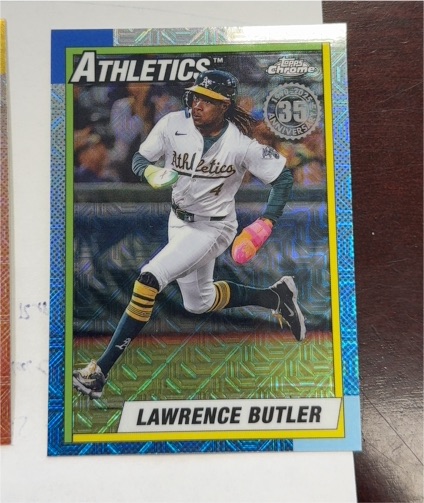 2025 Topps Series 2 1990 Chrome Mojo #T90C-106 Lawrence Butler — front