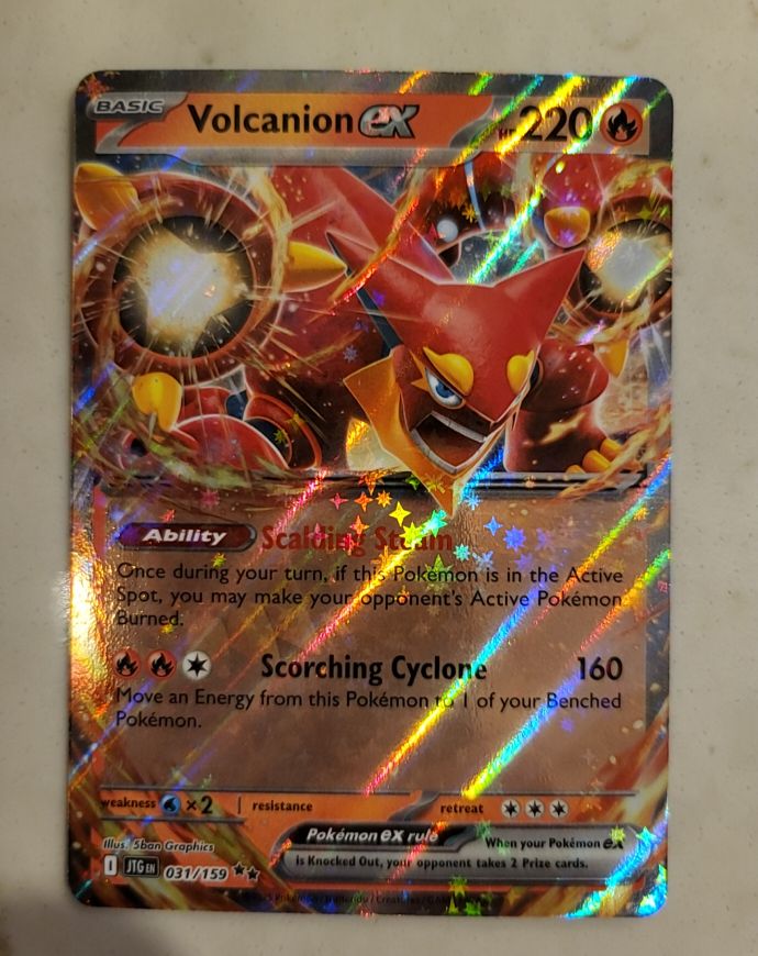 2023 Pokémon Scarlet & Violet Journey Together #031 Volcanion ex — front
