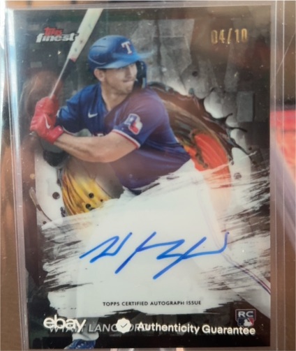 2024 Topps Finest Finest Autographs #FA-WL Wyatt Langford — front