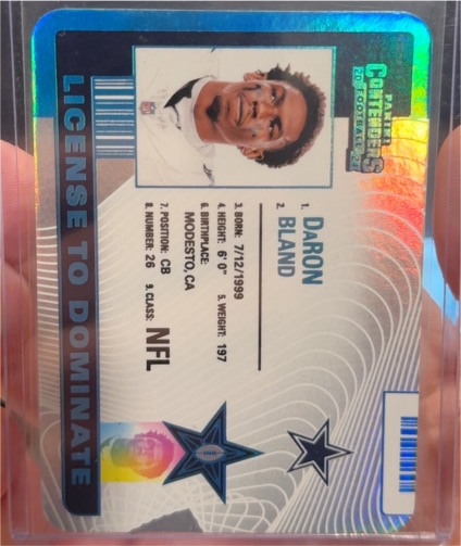 2024 Panini Contenders License to Dominate #2 Daron Bland — front
