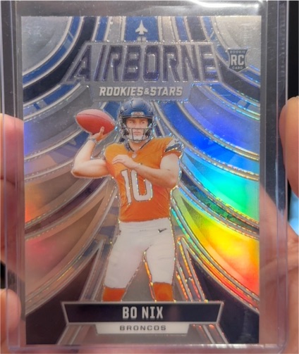 2024 Panini Rookies & Stars Airborne #A-BNX Bo Nix — front
