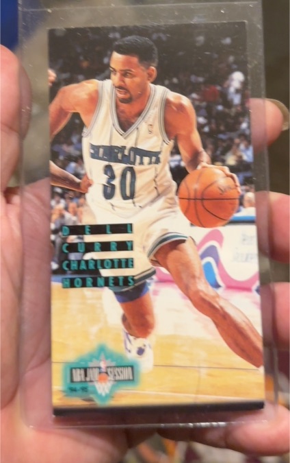 1993-94 Fleer NBA Jam Session #33 Dell Curry — front