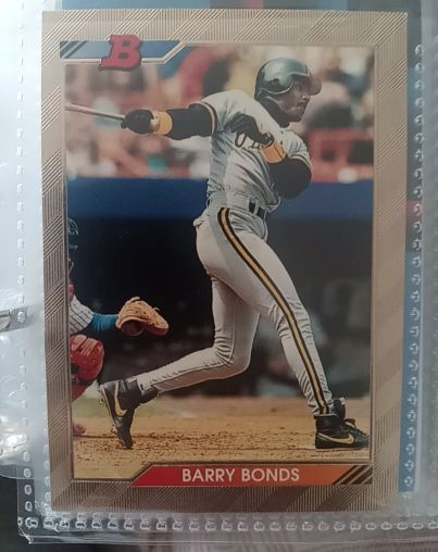 1992 Bowman #590 Barry Bonds — front