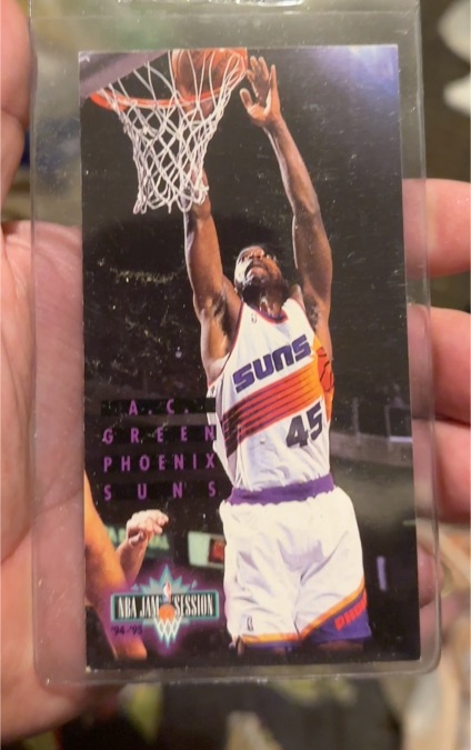 1994-95 Fleer NBA Jam Session #148 A.C. Green — front