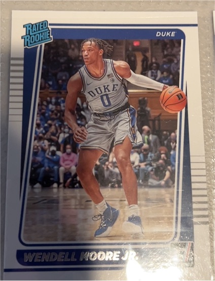 2022 Panini Chronicles Draft Picks Donruss #24 Wendell Moore Jr. — front