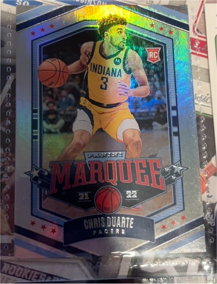 2021-22 Panini Chronicles Marquee #350 Chris Duarte — front