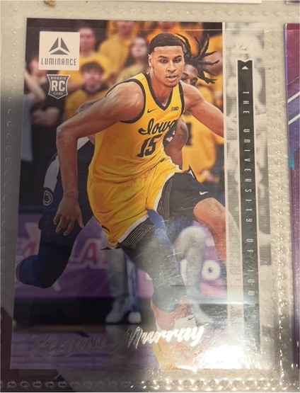 2022 Panini Chronicles Draft Picks Luminance #4 Keegan Murray — front