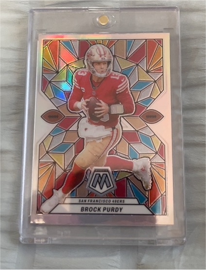 2023 Panini Mosaic #211 Brock Purdy — front